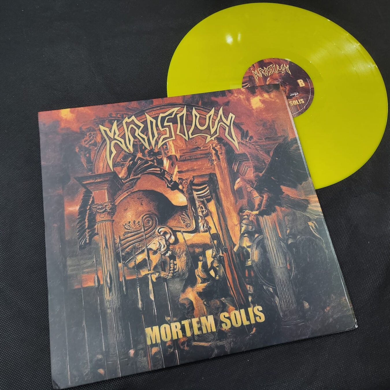 Krisiun - Mortem Solis (LP GATEFOLD LARANJA USADO)