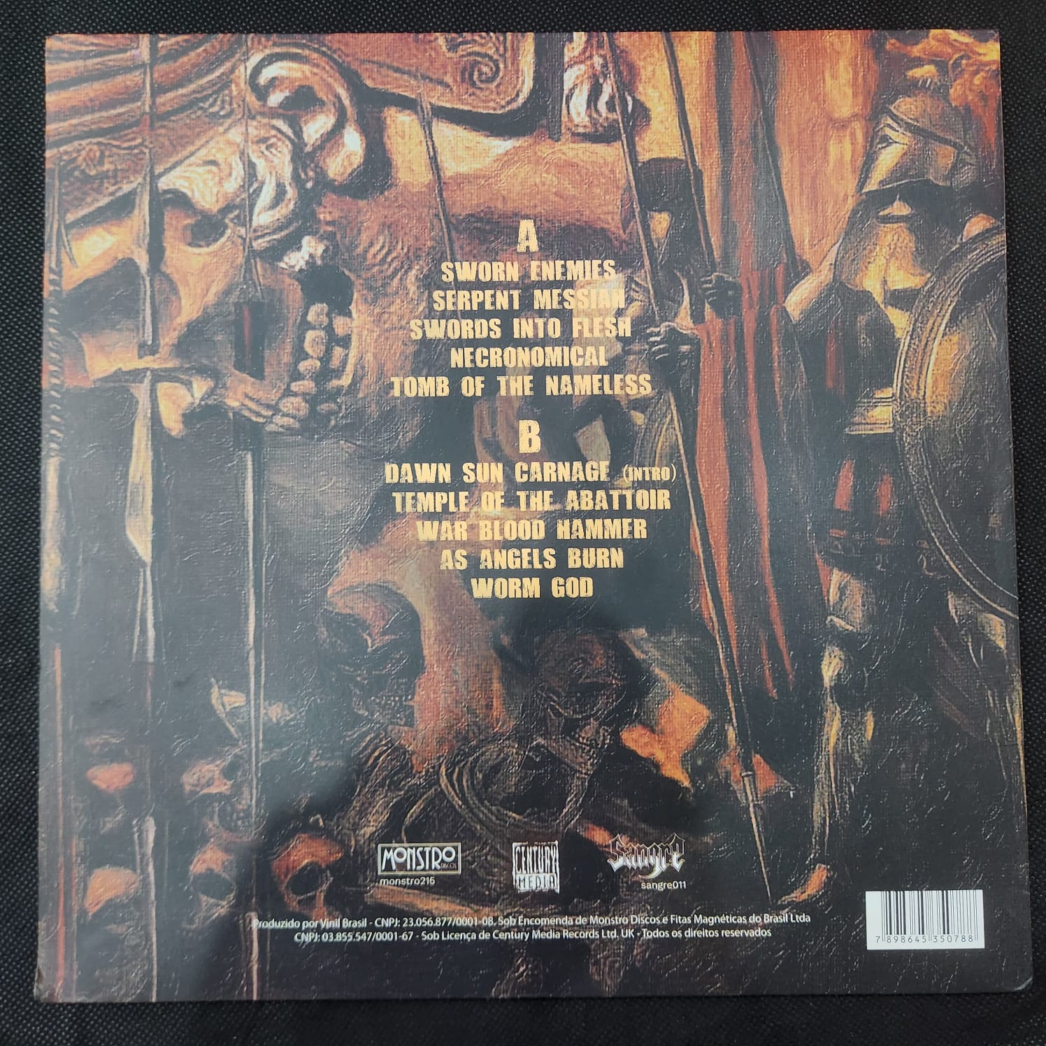 Krisiun - Mortem Solis (LP GATEFOLD LARANJA USADO) - Imagem 5