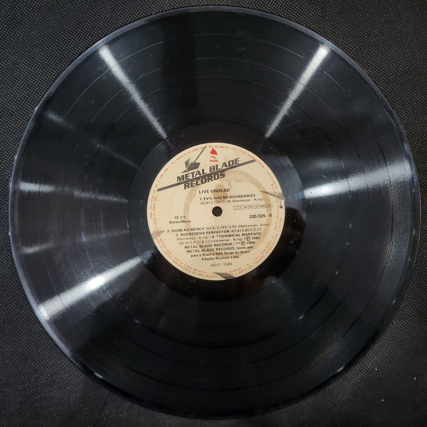 Slayer - Live Undead (LP USADO) - Imagem 4