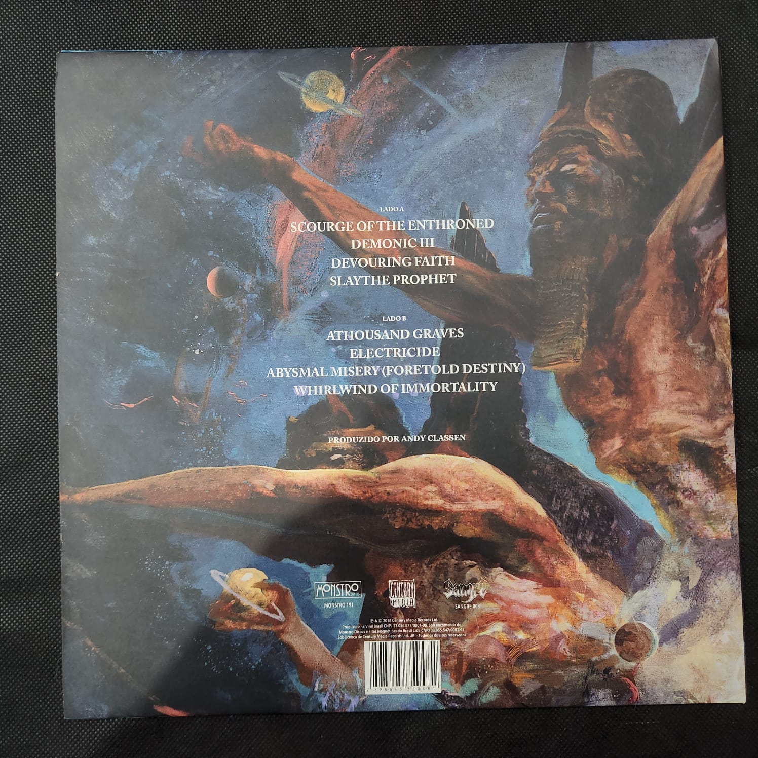 Krisiun - Scourge Of The Enthroned (LP GATEFOLD USADO) - Imagem 5