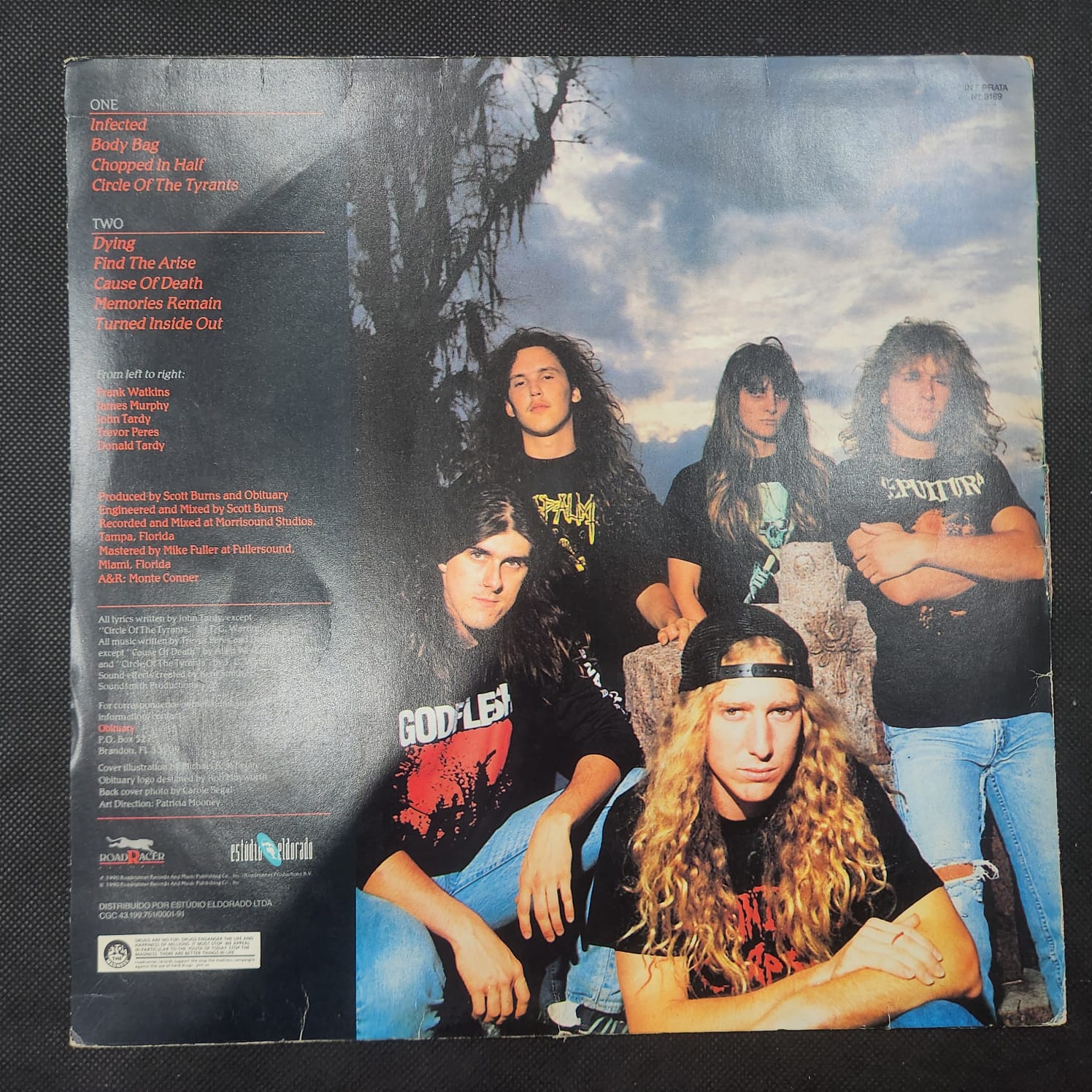 Obituary - Cause Of Death (LP USADO) - Imagem 3