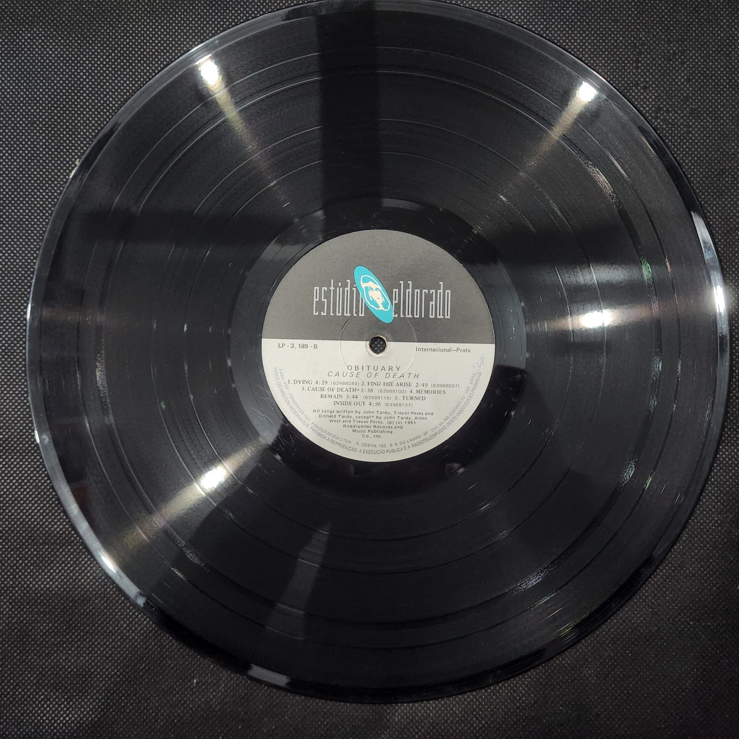 Obituary - Cause Of Death (LP USADO) - Imagem 5