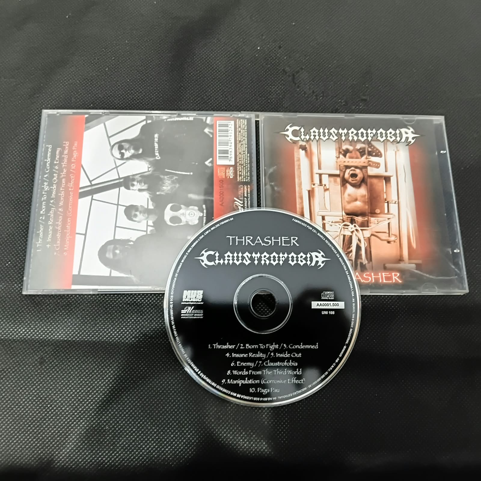 Claustrofobia - Thrasher (CD USADO) - Imagem 2