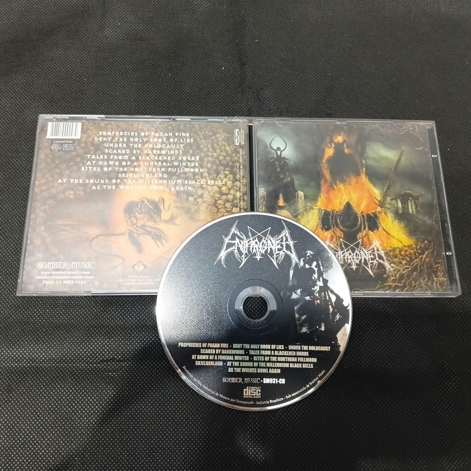 Enthroned - Prophecies Of Pagan Fire (CD USADO) - Imagem 2