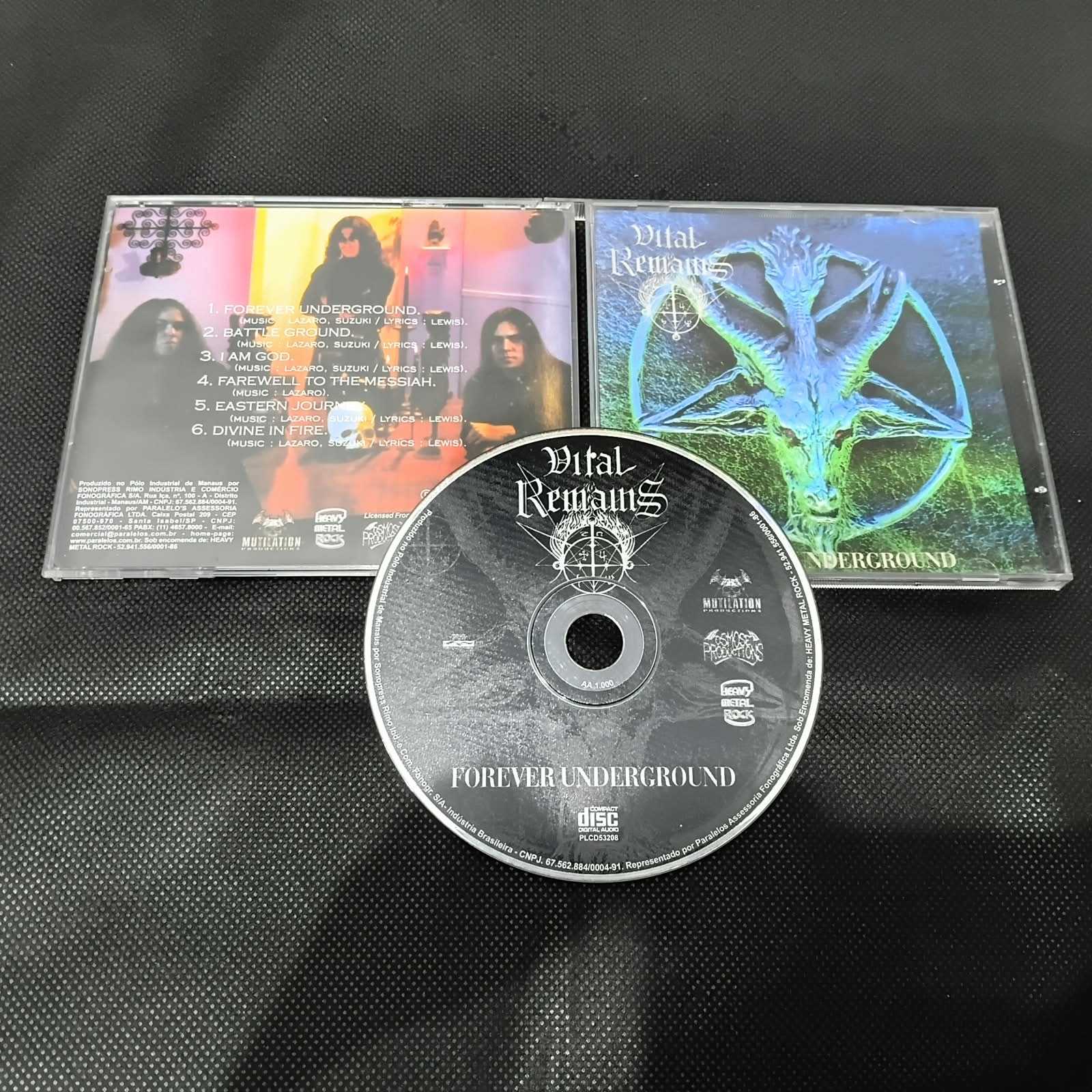 Vital Remains - Forever Underground (CD USADO) - Imagem 2