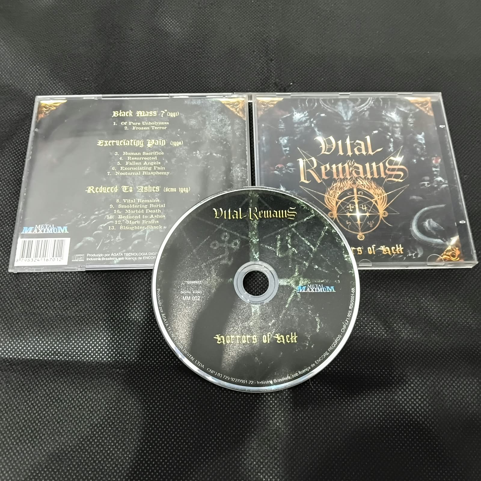 Vital Remains - Horrors Of Hell (CD USADO) - Imagem 2