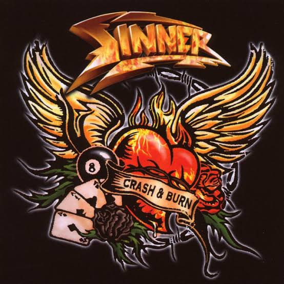 Sinner - Crash And Burn (CD USADO)