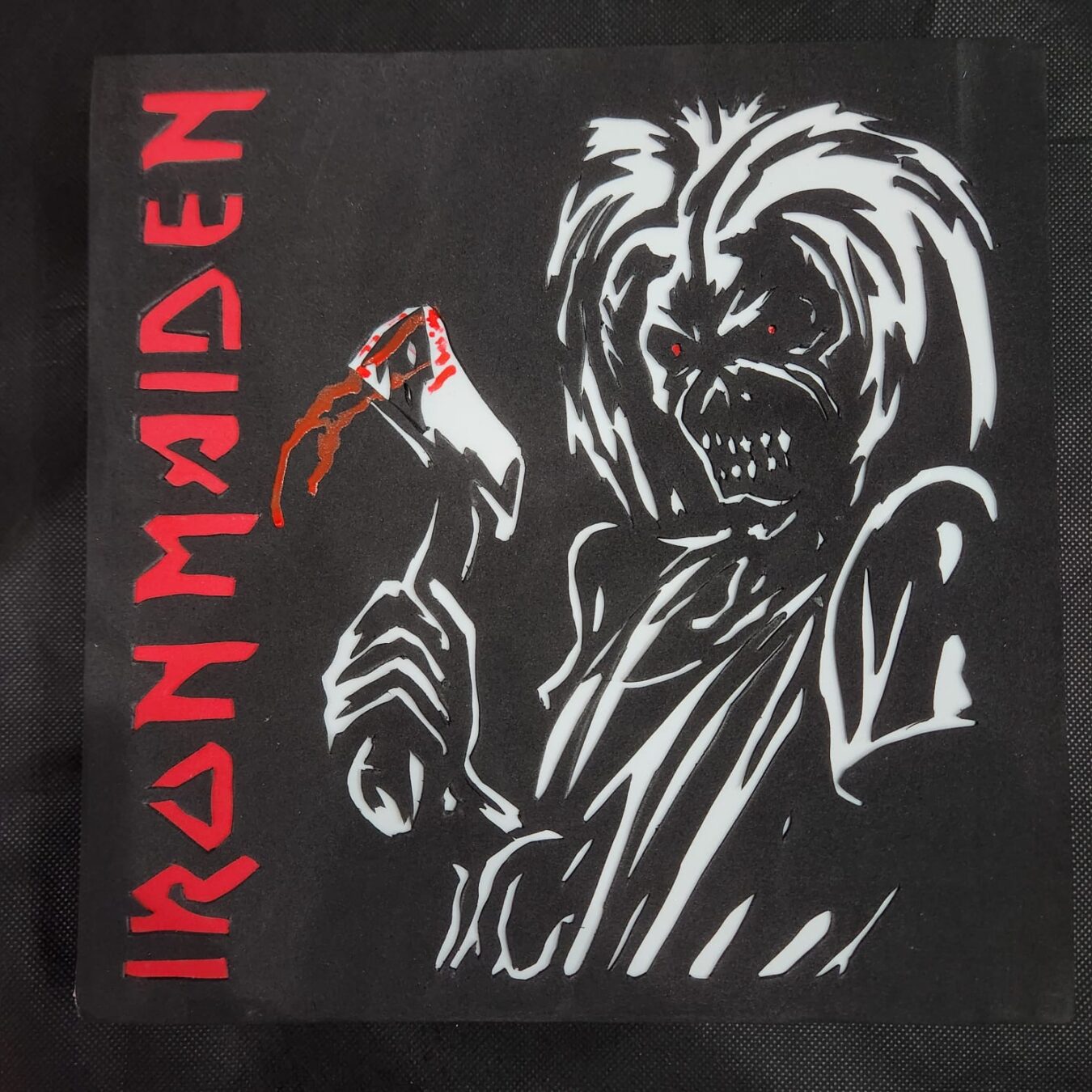 IRON MAIDEN - KILLERS (QUADRO EM ALTO RELEVO)