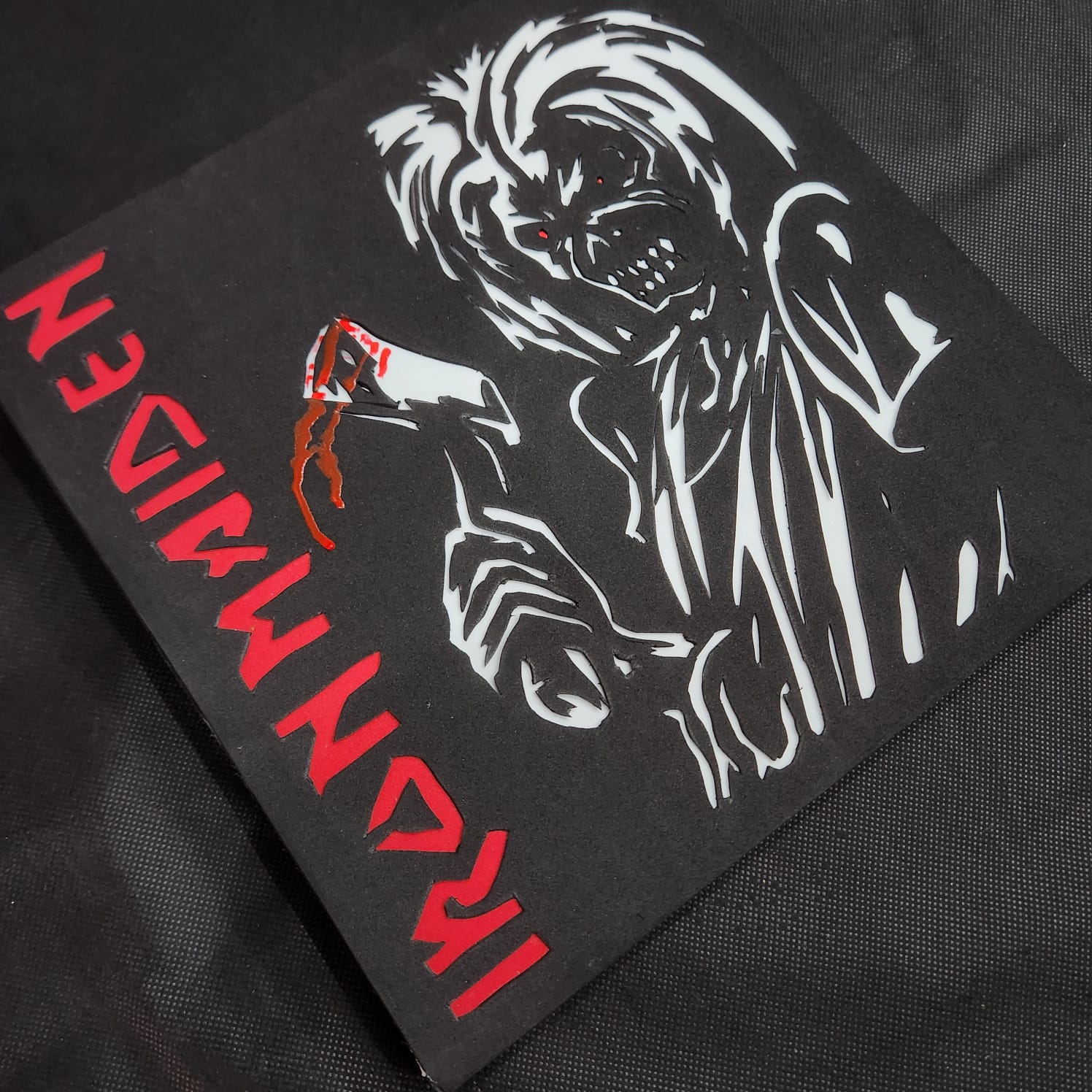 IRON MAIDEN - KILLERS (QUADRO EM ALTO RELEVO) - Imagem 4