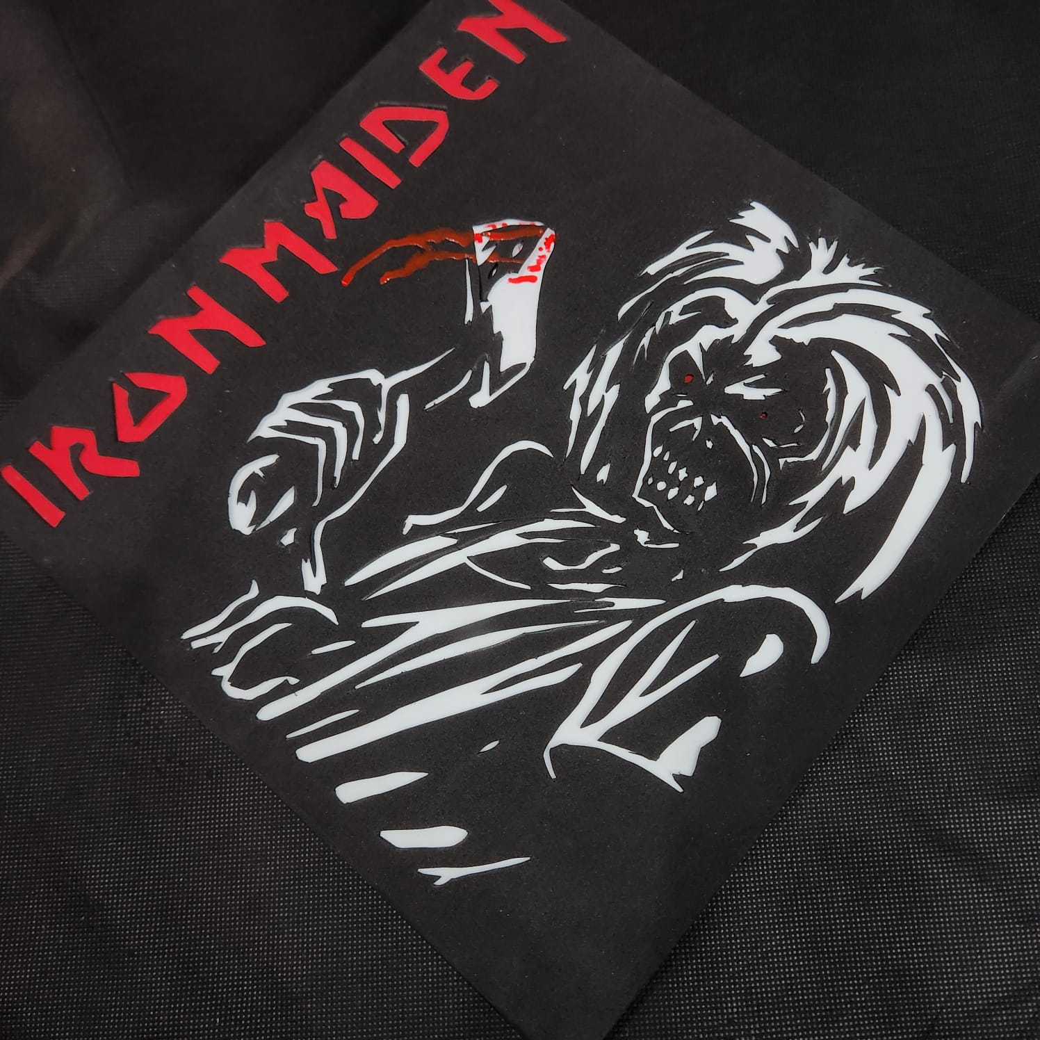 IRON MAIDEN - KILLERS (QUADRO EM ALTO RELEVO) - Imagem 2