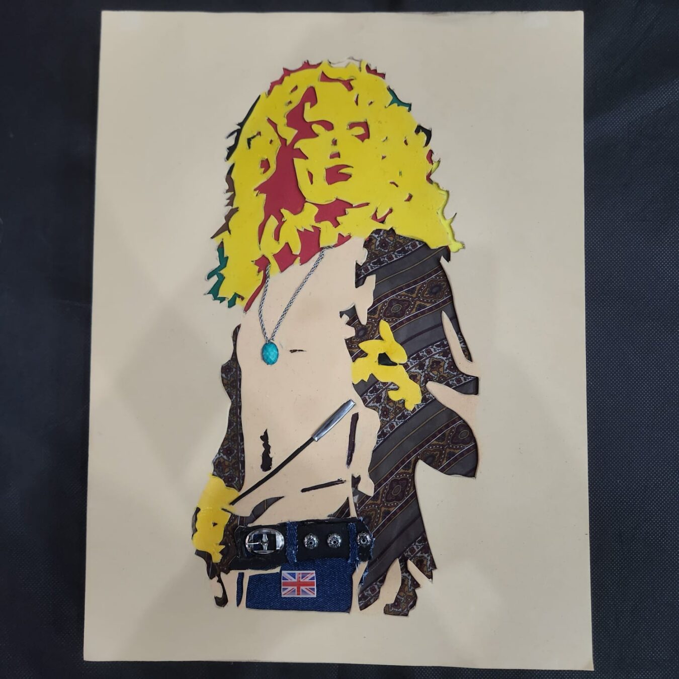 LED ZEPPELIN - ROBERT PLANT (QUADRO EM ALTO RELEVO)