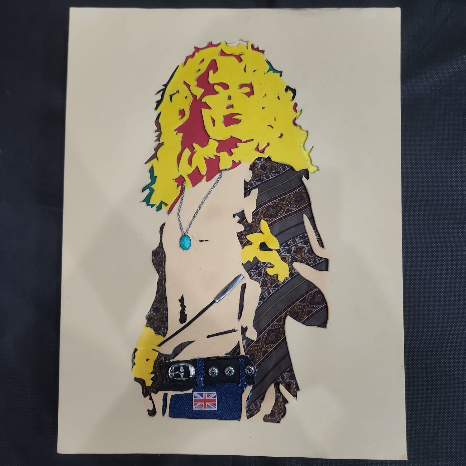 LED ZEPPELIN - ROBERT PLANT (QUADRO EM ALTO RELEVO)