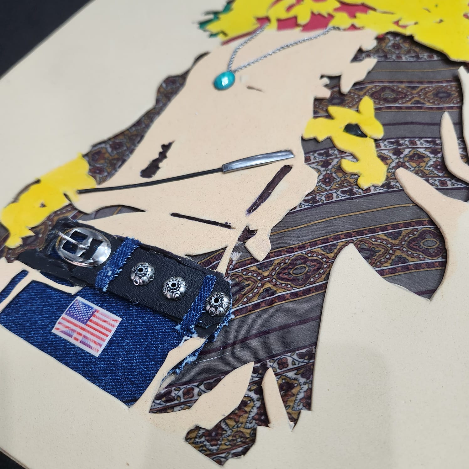 LED ZEPPELIN - ROBERT PLANT (QUADRO EM ALTO RELEVO) - Imagem 4