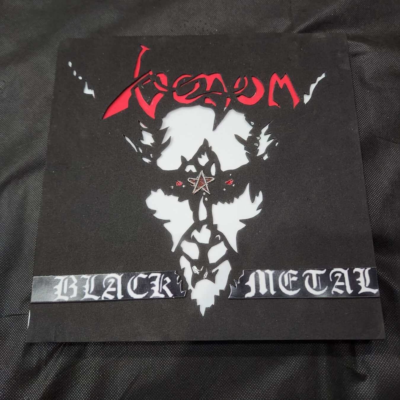 VENOM - BLACK METAL (QUADRO EM ALTO RELEVO)
